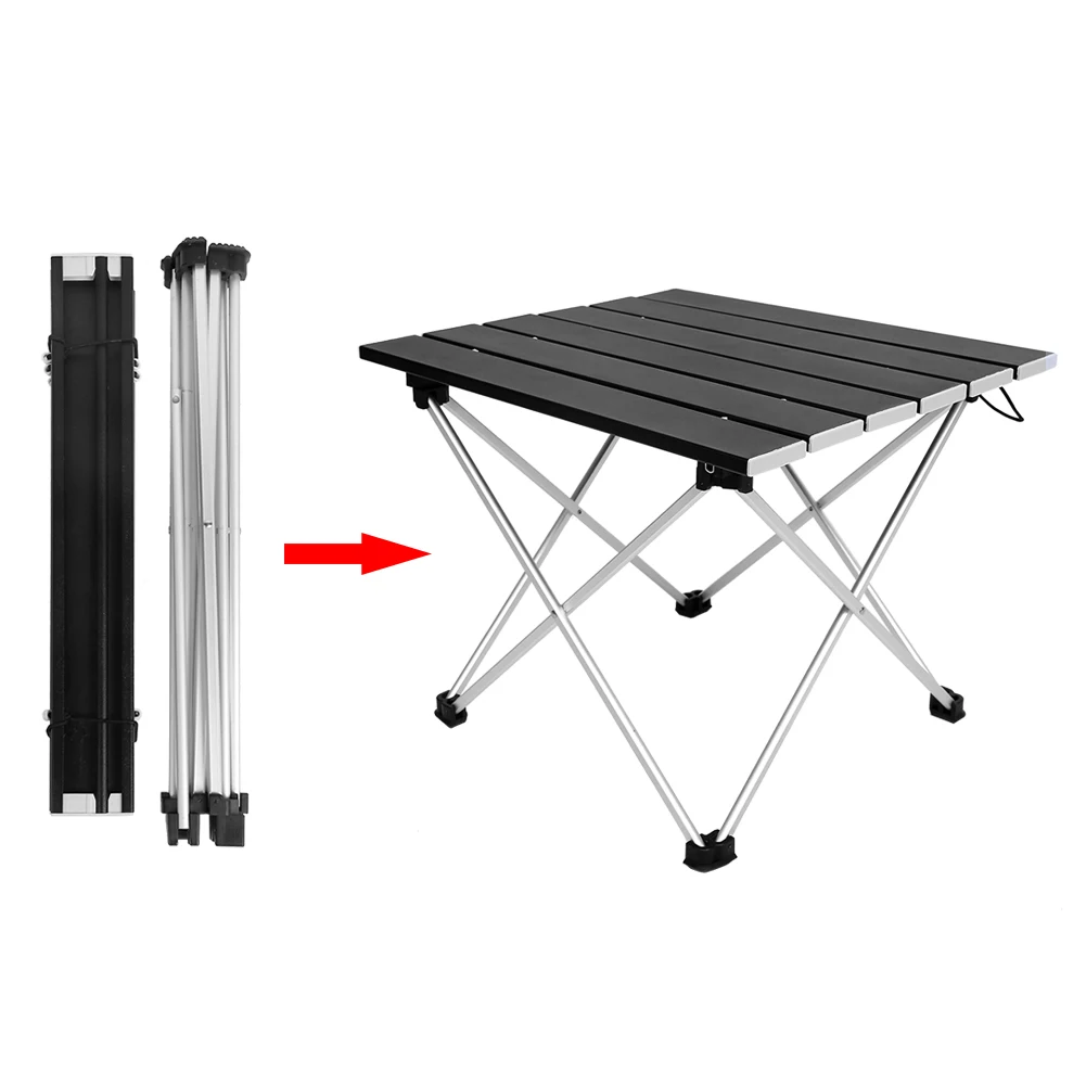 Aluminium Alloy Folding Table Portable BBQ Camping Table Desks For Outdoor Garden Picnic