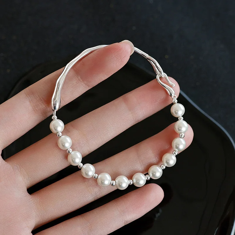 

Полужемчужный полубраслет Браслет Изысканный индивидуальный дизайн Повседневный универсальный браслет