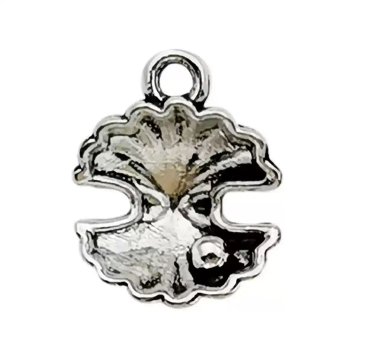 

25pcs 15x12x6mm Lovely Zinc Alloy metal shell design pendants for handmade findings HWEF3654