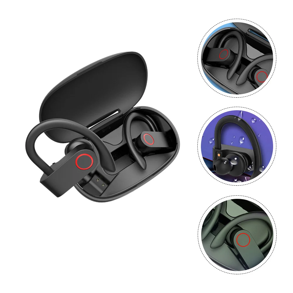 

1 set 1 Set Of Wireless Earbuds Hanging Type Headphones Dual Ear Noise Reduction High Definition Calls Long Standby