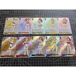 5 pz WS fai da te la Quintessential quintudistes bella ragazza Flash Card Nakano Ichika Nakano Nino Anime Collection Card gift