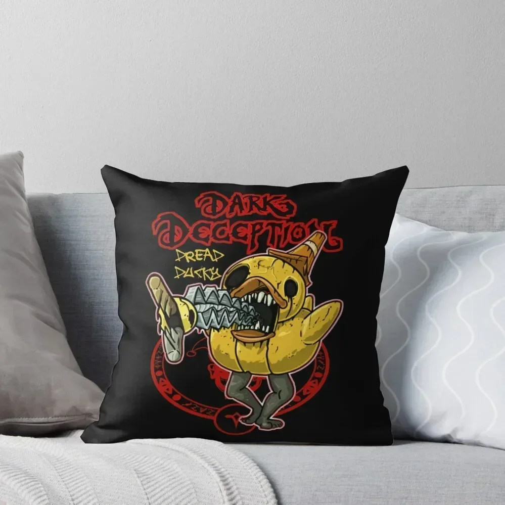 Dark deception dread ducky Throw Pillow Sofas Covers Pillow Cover Christmas Covers For Cushions pillow