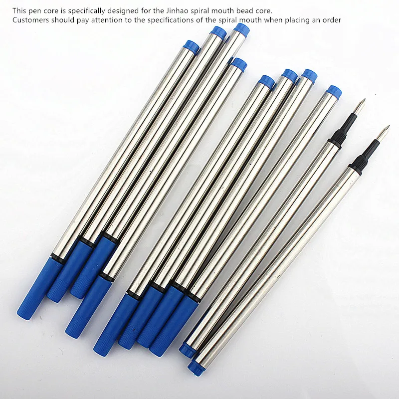 Wkłady do długopisów kulkowych JINHAO, metalowe, spiralne, 0.7mm, 10 sztuk, wkłady do długopisów biznesowych, artykuły biurowe i szkolne. — zdjęcie produktu 3