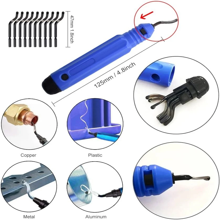 38 Stück 3D-Modell Schleifwerkzeug Entgraten Graviermesser Set Schnitzwerkzeug DIY Feile Schneider Schaber Trimmwerkzeug 3D-Druck Werkzeugset – Detail 4