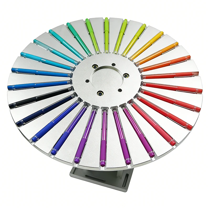 300MM Diameter Marking Workbench for Laser Marking Machine Use Round Wheel Rotary Axis Two Sides Use for Pen Solder Tip Engraver