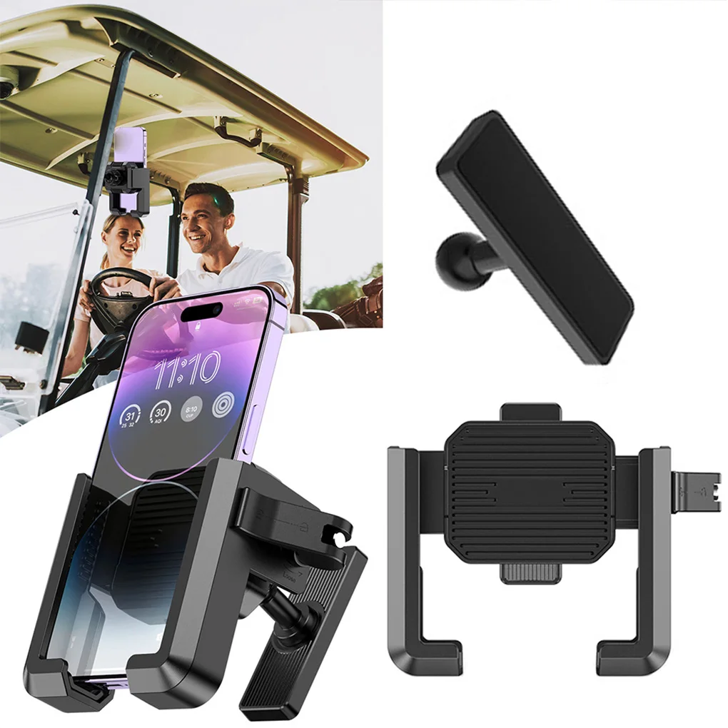

Universal Phone Mount Magnetic Golf Cart Phone Holder Portable Golf Cart Accessories Motorcycle Phone Mount for All Cellphone