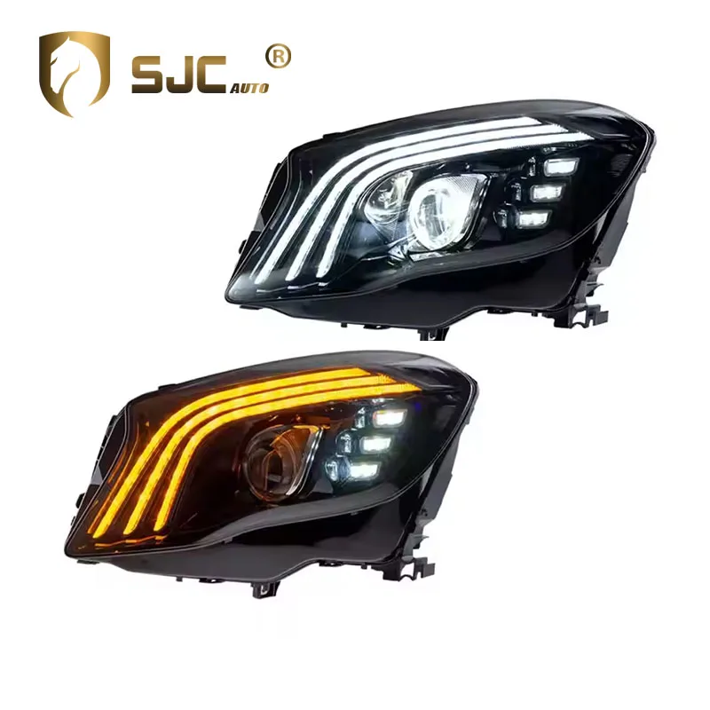 SJC Auto Car Parts for M ercedes-B enz GLA 2015-2019 Headlights High-Performance Fog-Proof Advanced Brake Light Lighting System