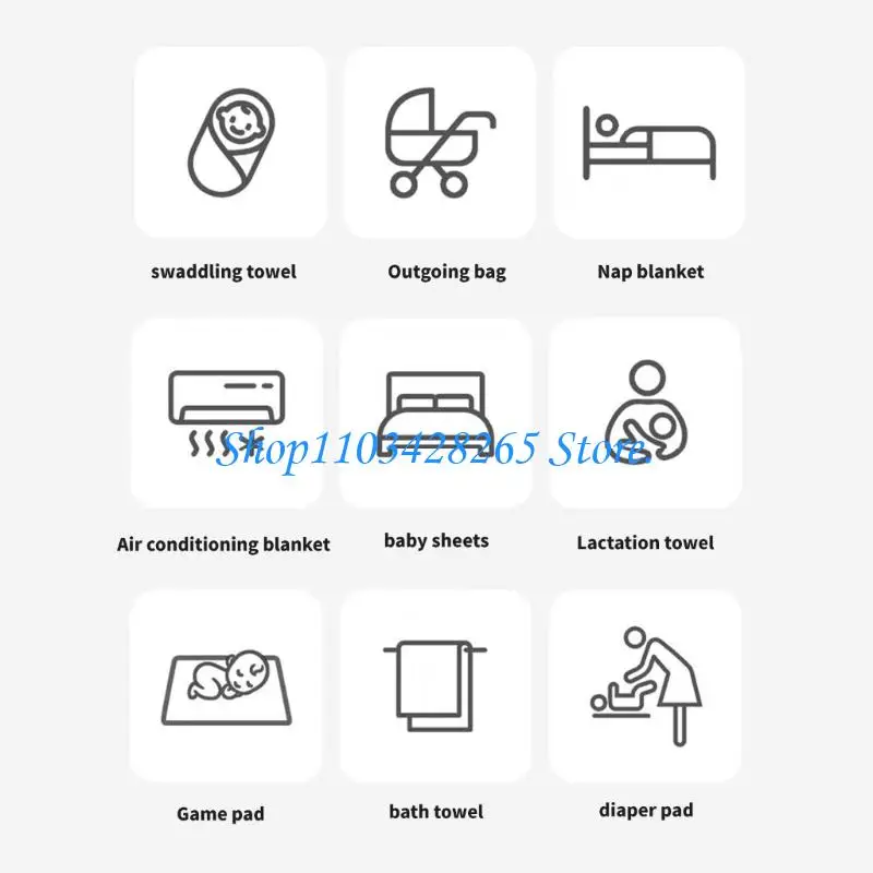 طفل بطانية القطن التقميط منشفة ملفوفة تنفس لحاف صغير الرضع تسليم البطانيات لحديثي الولادة 85x85 سنتيمتر G2TE