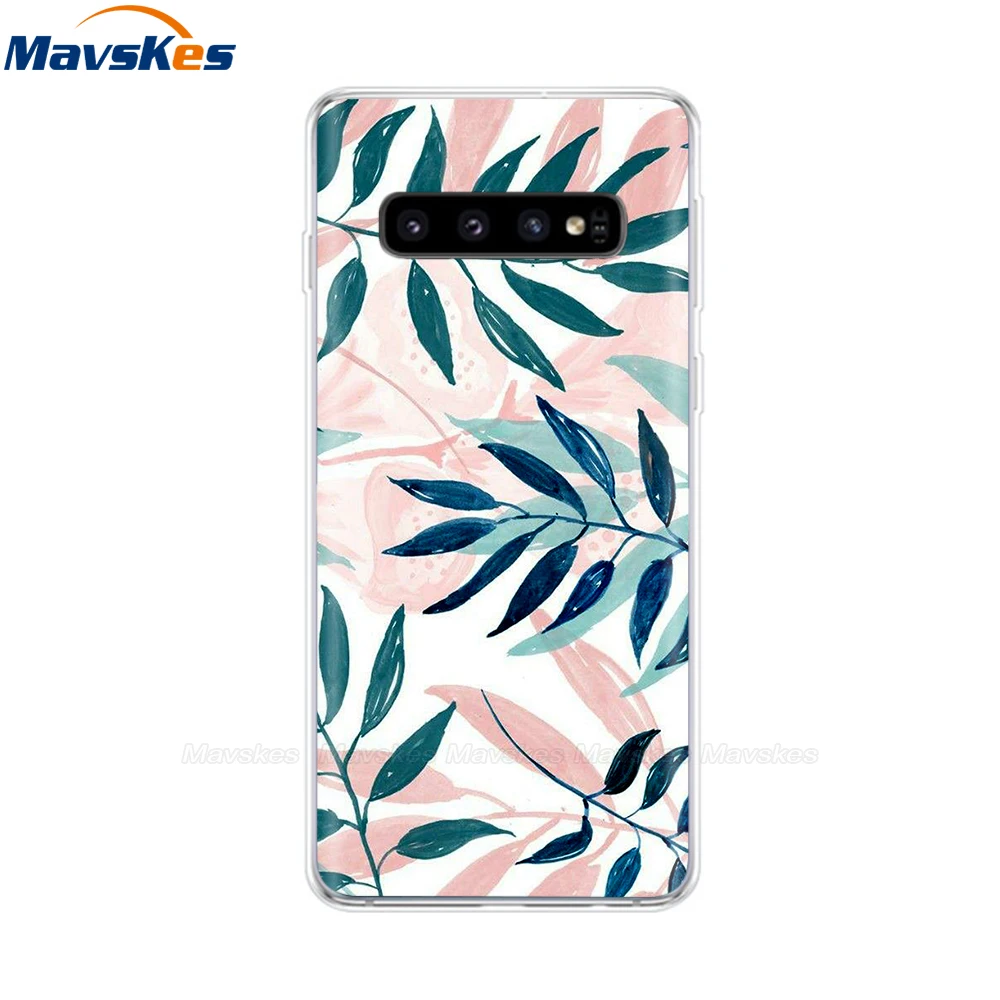 Newest TPU Printed Case For Samsung Galaxy S10 S10+ Phone Shell For Samsung S10 Plus S10e Cases Back Cover Bumper Fundas Coque