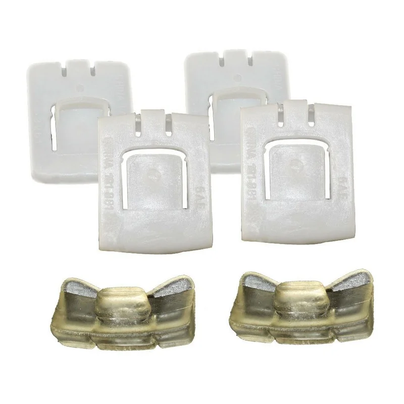 2 Set 6pcs Car Seat Rail Runner Clip Slider Guide Piece Replacement Car Accessories for VW MK1 MK2 MK3 Golf Corrado