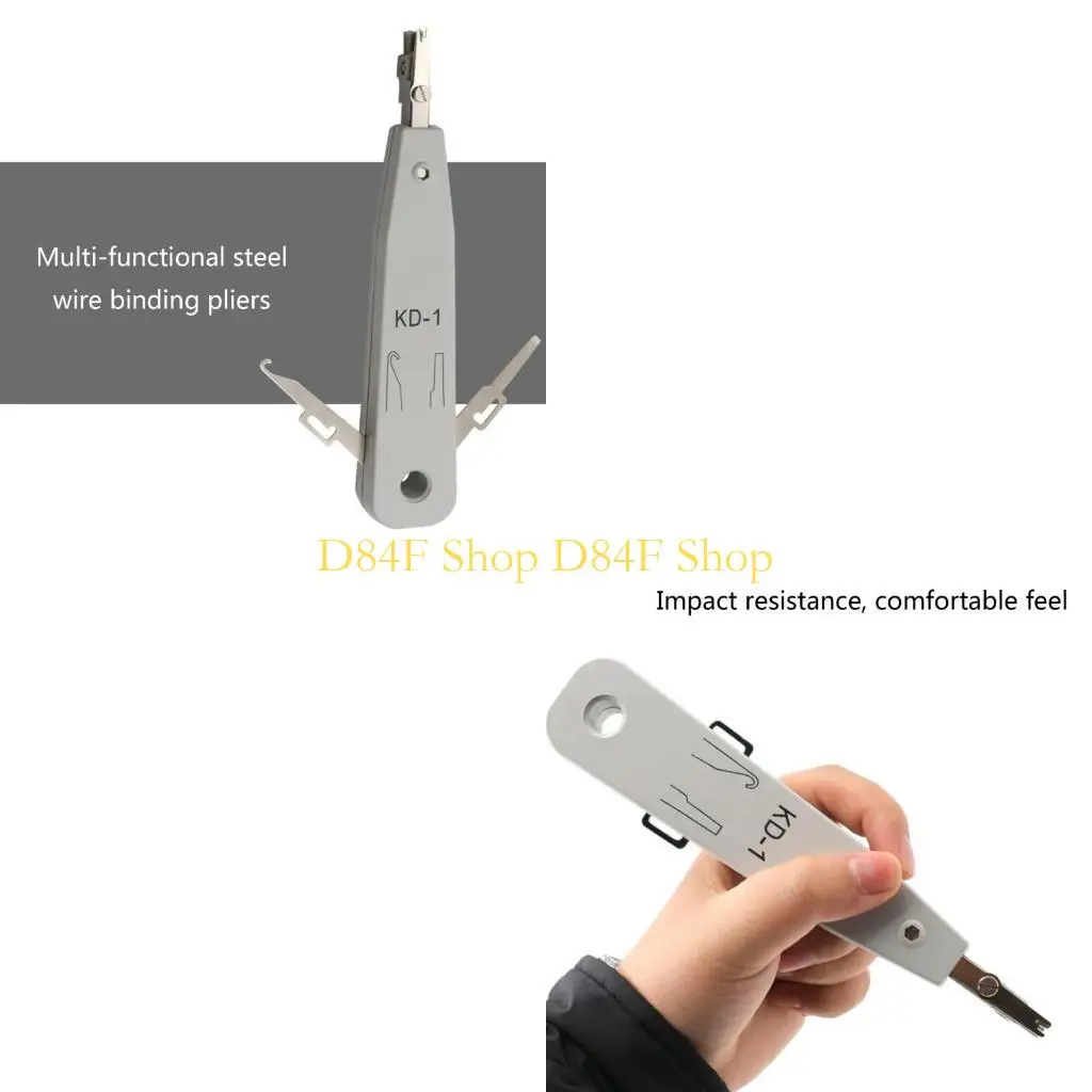 

D84F Tunh Down Tool 110 The Cutter Cutter Telecopliers для RJ45 Keystone-Jack