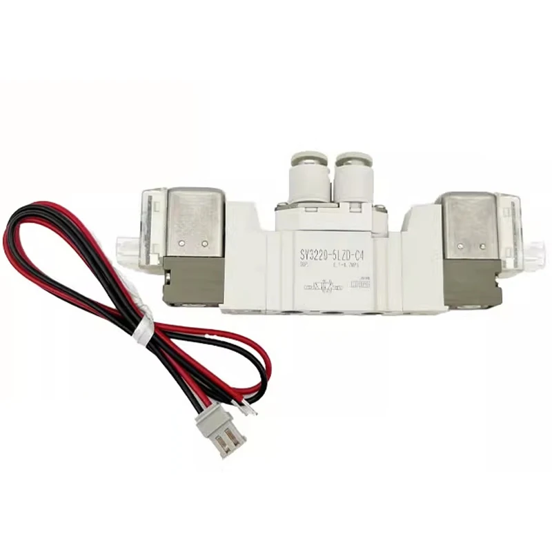 Elettrovalvola SMC tipo 5 porte 2 di alta qualità SY3220 SY5220 SY7220-4LZD/5LZD/6LZD Valvola di automazione pilota interna con chiusura normale