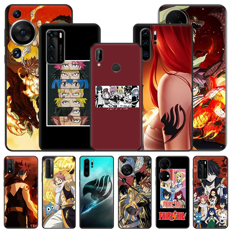 Phone Case For Motorola G200 One Fusion G30 G31 Huawei P20 P30 P40 Lite P-Smart Z iphone6 Fairy Tail Anime Matte Soft Cover