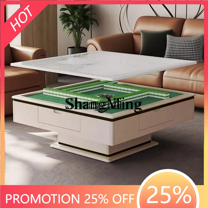 

ZYY advanced three-purpose all-in-one machine, fully automatic lifting and lowering multi-functional household mahjong table
