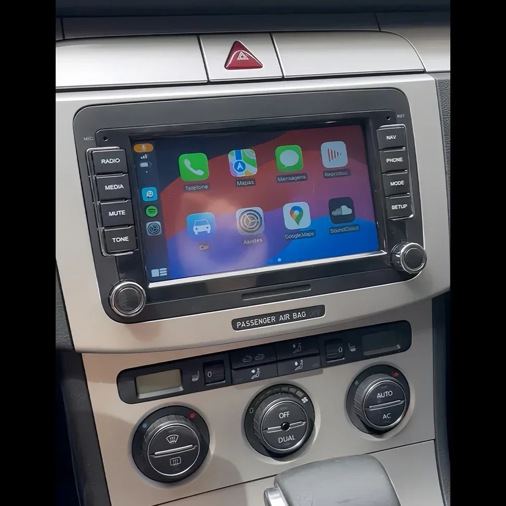 CHSTEK Car Radio CarPlay Android 13 Player Multimedia for Volkswagen Amarok Beetle Bora Caddy EOS 2006-2015 Bluetooth GPS WIFI