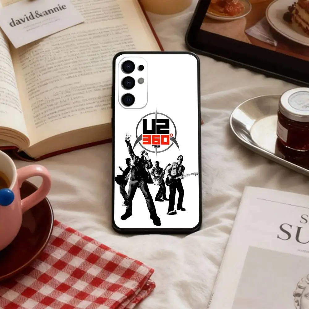 BAND U-U2   Phone Case For Samsung S 25,24,23,22,30,21,10,9,Ultra,Plus,Lite,FE,4,5 G Soft Black Case view 2