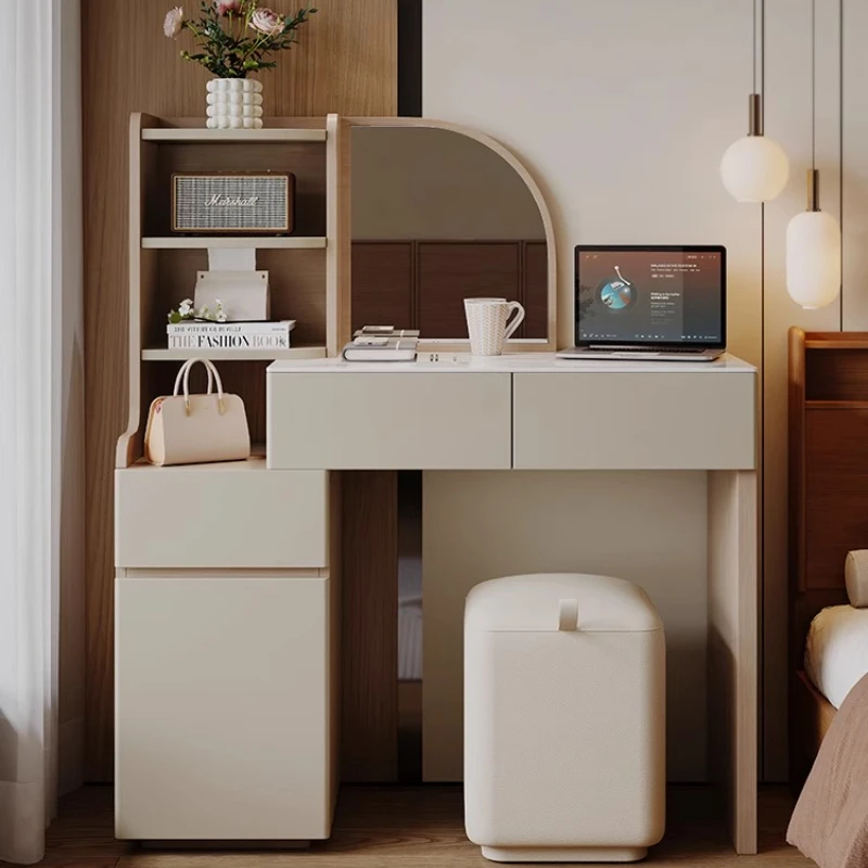

Modern Scalable Makeup Vanity Dressing Table Dresser Desk Toiletries Storage Locker Dressers For Bedroom Furniture Drawers