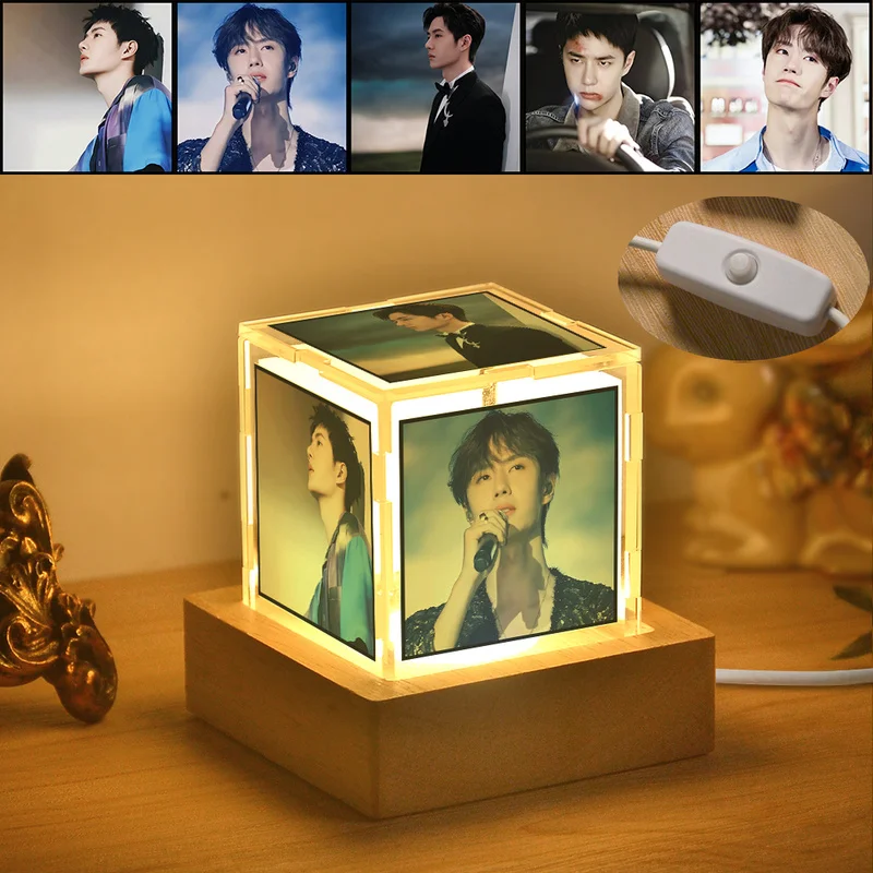 Tv Series The Untamed Lan Wang Ji  Actor Superstar Wang Yibo Peripheral Desktop Small Fresh Ornament Night Light