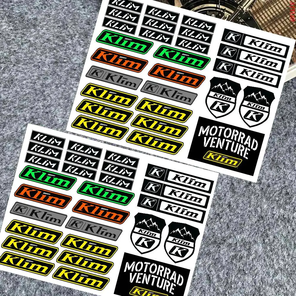 

Наклейка KLIM для мотоцикла, японская, светоотражающая, для кузова мотоцикла, автомобиля, шлема