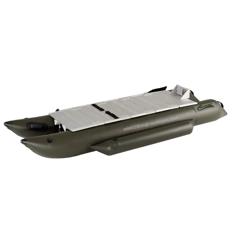 Small custom pontoon inflatable fishing 2 person aluminum pontoon