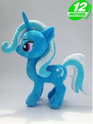 Cartoon Princess Luna Trixie Horse Plush Doll Stuffed Animals Kids Toys 30CM