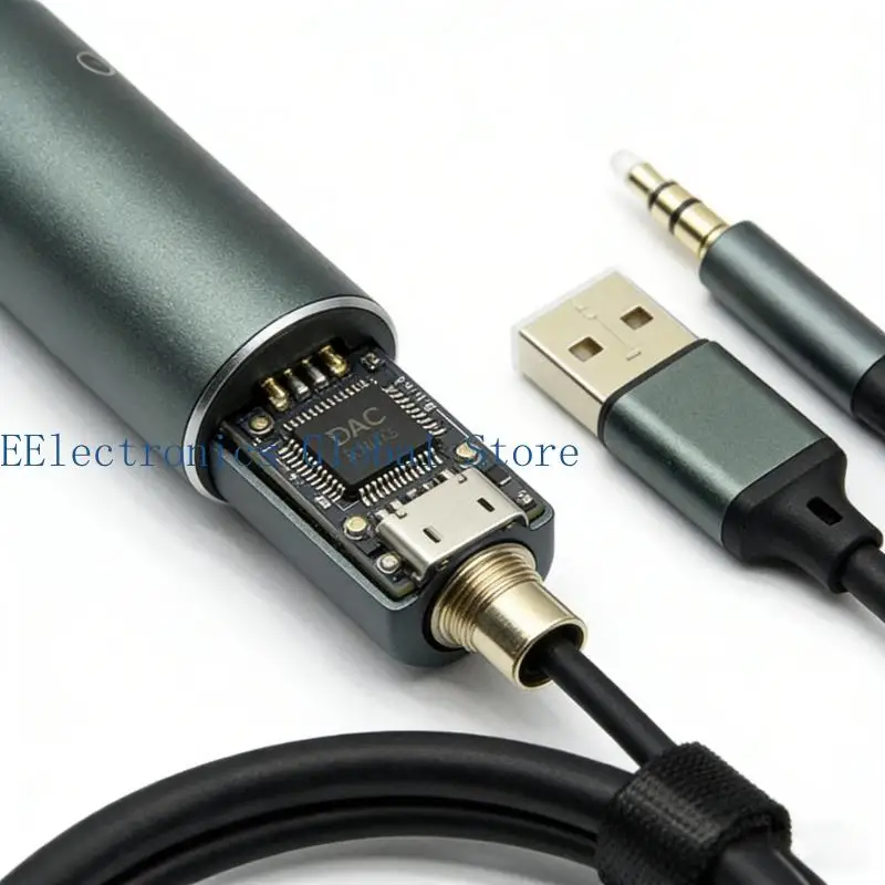 462B Flexible Opticals Sound Cable Converts To 3.5mm With USB Power Input