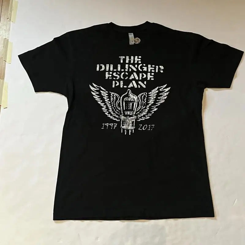 Dillinger Escape Plan Final Show T Shirt Back Hit Medium Black Botch Converge