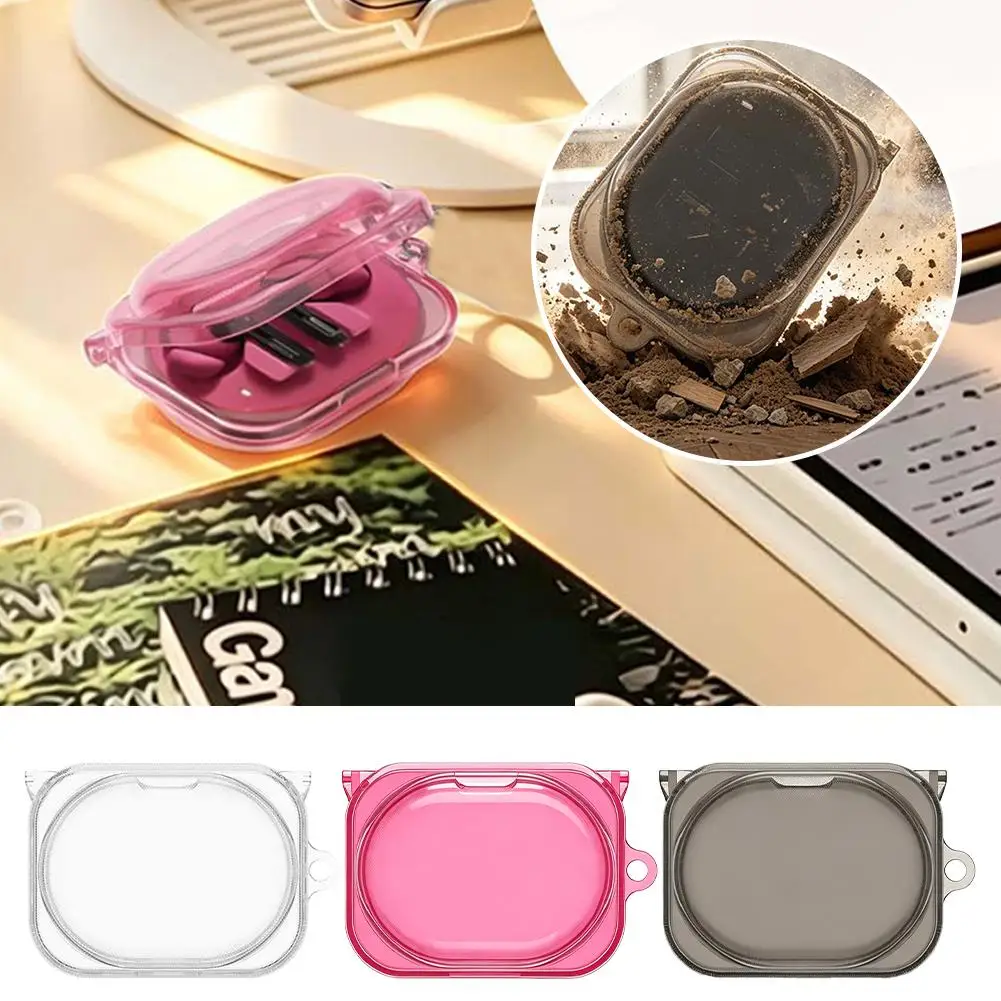 For Nothing Ear (3a) Protective Case Transparent TPU Cover Shockproof Wireless Earphone Housing Shell