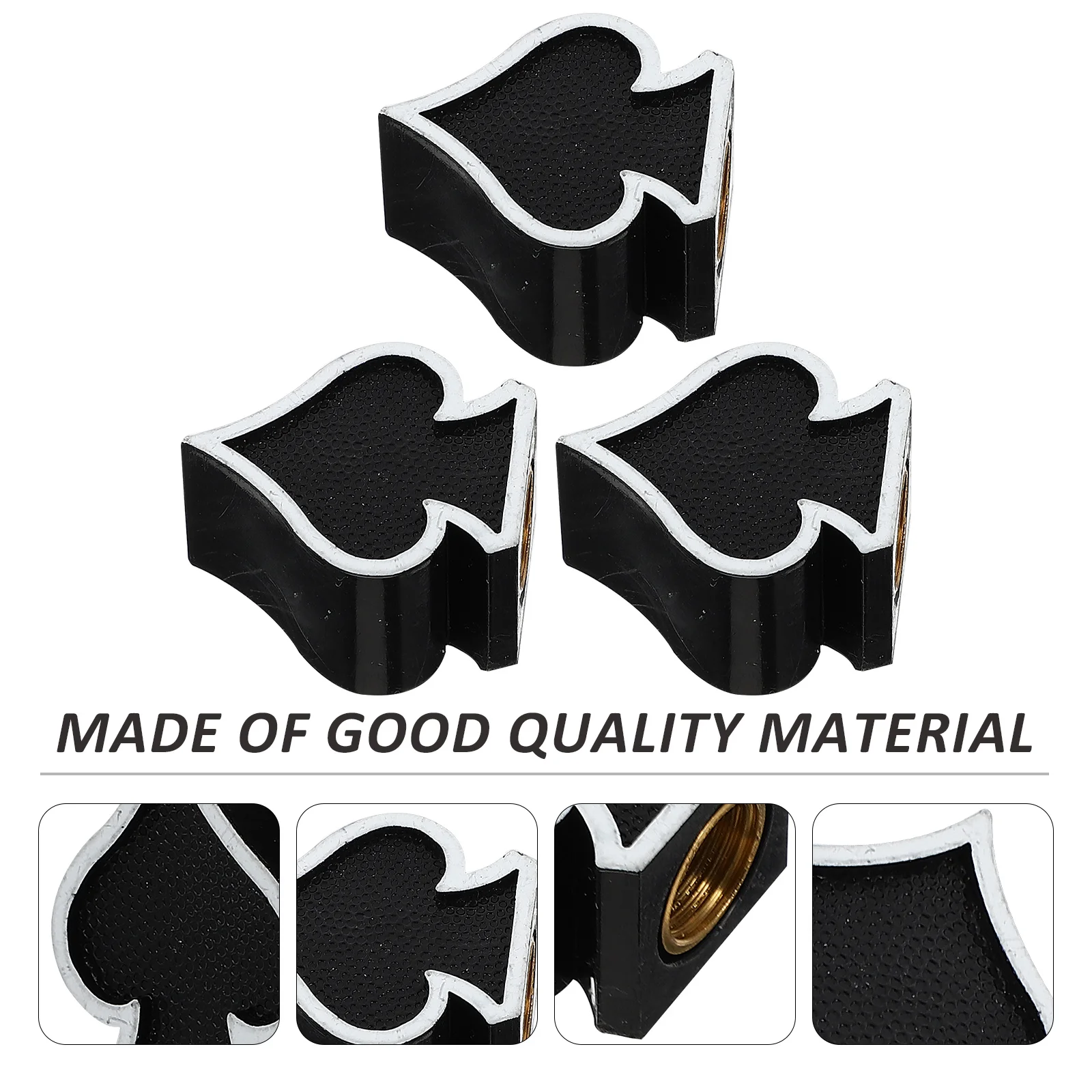 

3pcs Tire Valves Caps Decorative Cycling Wheel Cover Auto Refit Accessories Bike Tire Covers Protective Valve Caps