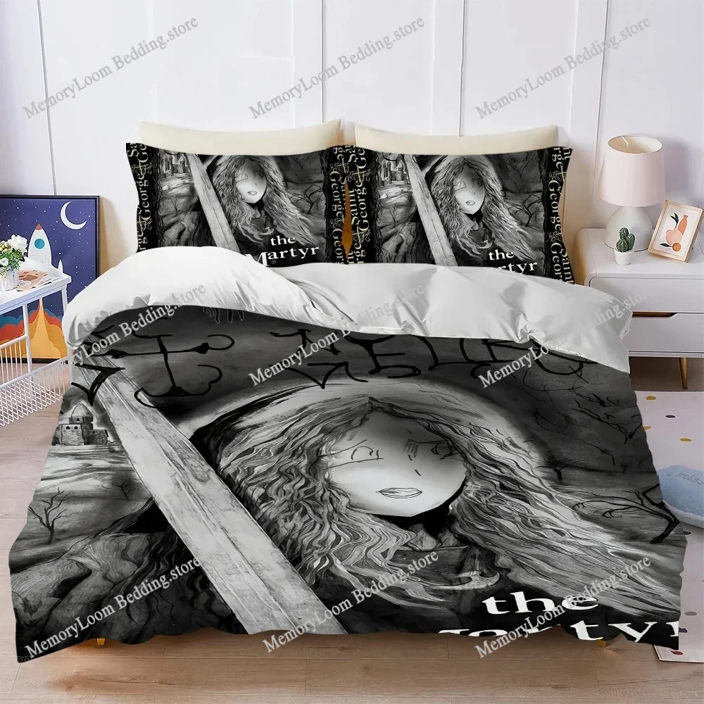 

Singer Bladee Cold Visions Duvet Cover Set Home Style Bedding Soft Laundry Cotton Bed Four Seasons Student Dormitory Luxury Gift