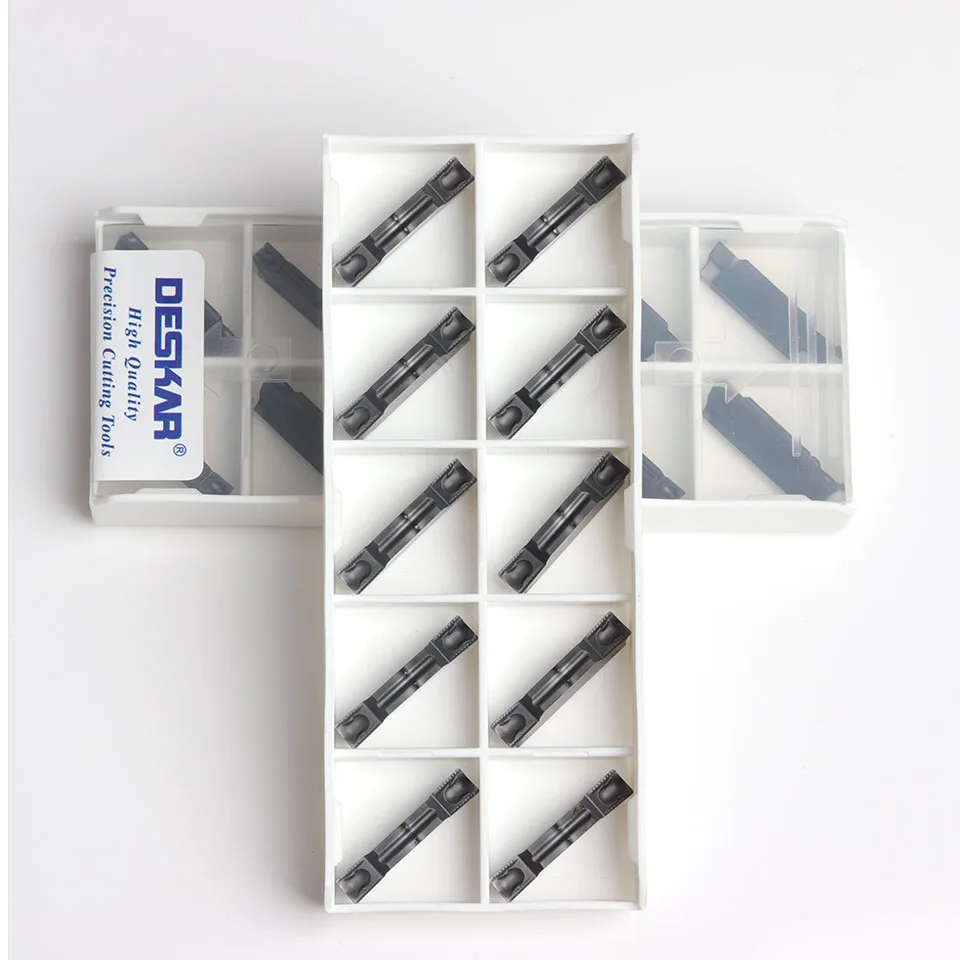 10 Chiếc MGMN300-DR MGMN400-DR LDA DESKAR Chính Hãng CNC Làm Khe Dụng Cụ Xoay Carbide Lắp Máy Tiện Dụng Cụ Dụng Cụ
