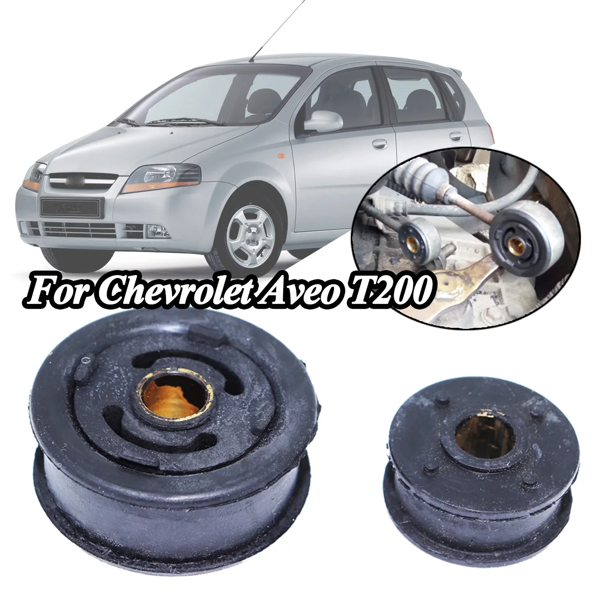 

For Chevrolet Aveo T200 Gear Shift Rod Bushing 2460A108 2460A109 Car Shifter Linkage Bush Repair Kit Rubber Replacement Part NEW