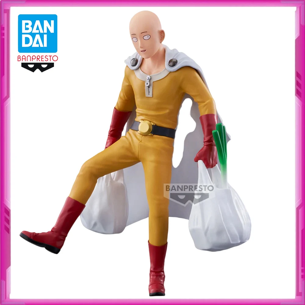 

Original BANDAI BANPRESTO ONE PUNCH-MAN One Punch Life Saitama PVC Anime Figures Action Figure Model Toys Gift