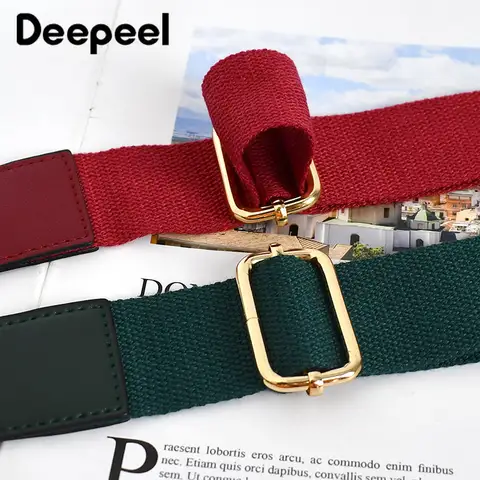 पीस डीपिल 3.8 सेमी कैनवास कॉटन बैग शोल्डर स्ट्रैप 80-130 सेमी एडजस्ट वेबिंग हैंडबैग क्रॉसबॉडी रिप्लेसमेंट बैग स्ट्रैप एक्सेसरी 10 best sales हैंडबैग का पट्टा - №7