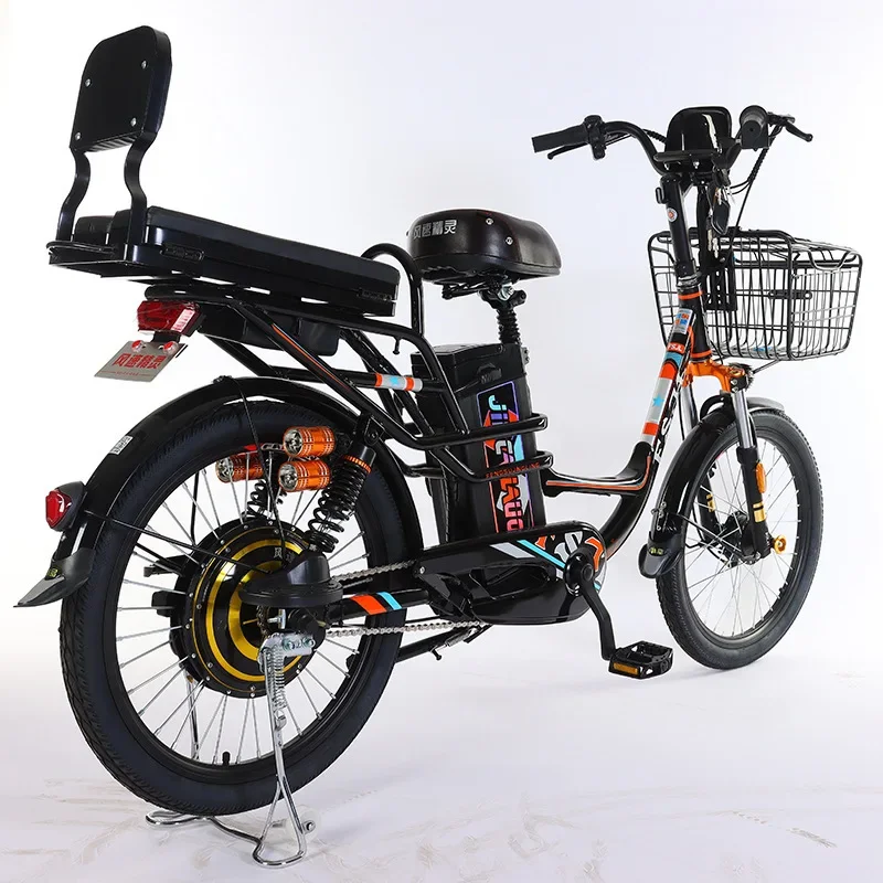 New National Standard 48V Adult Two-wheeled Electric Bicycle Transportation Battery Car Hydraulic Shock Absorption Power