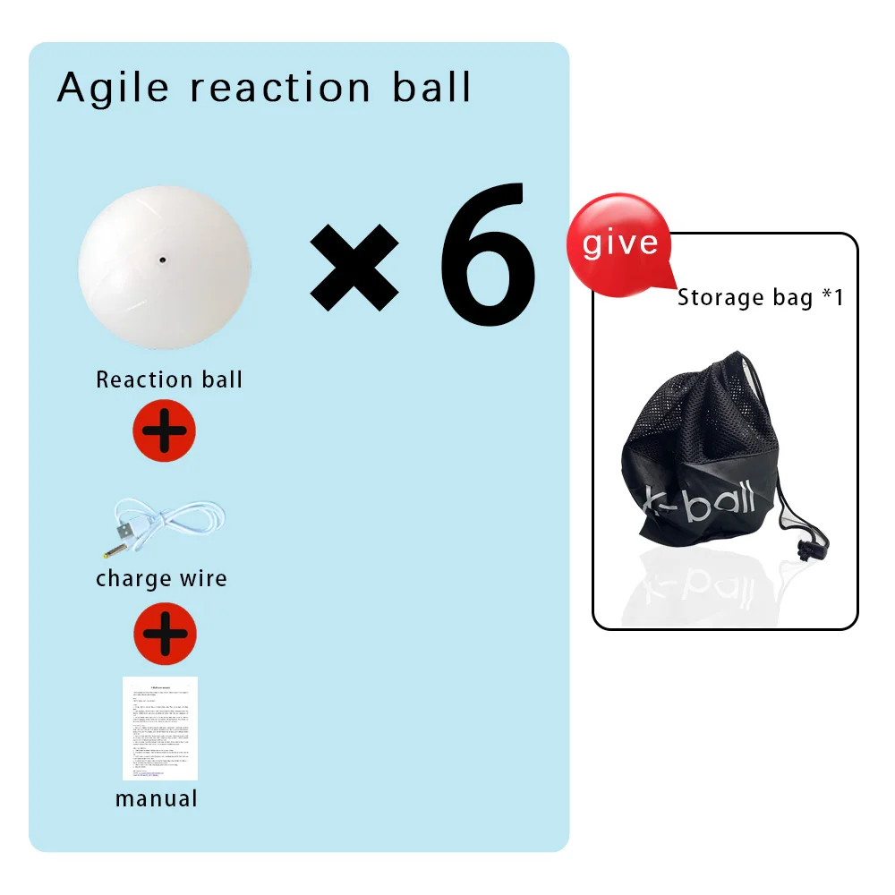 queling X-Ball Smart Reaktionsball Hand-Augen-Küpfung Beweglichkeitstraining digitaler Sensor Vektor Reaktionx 4