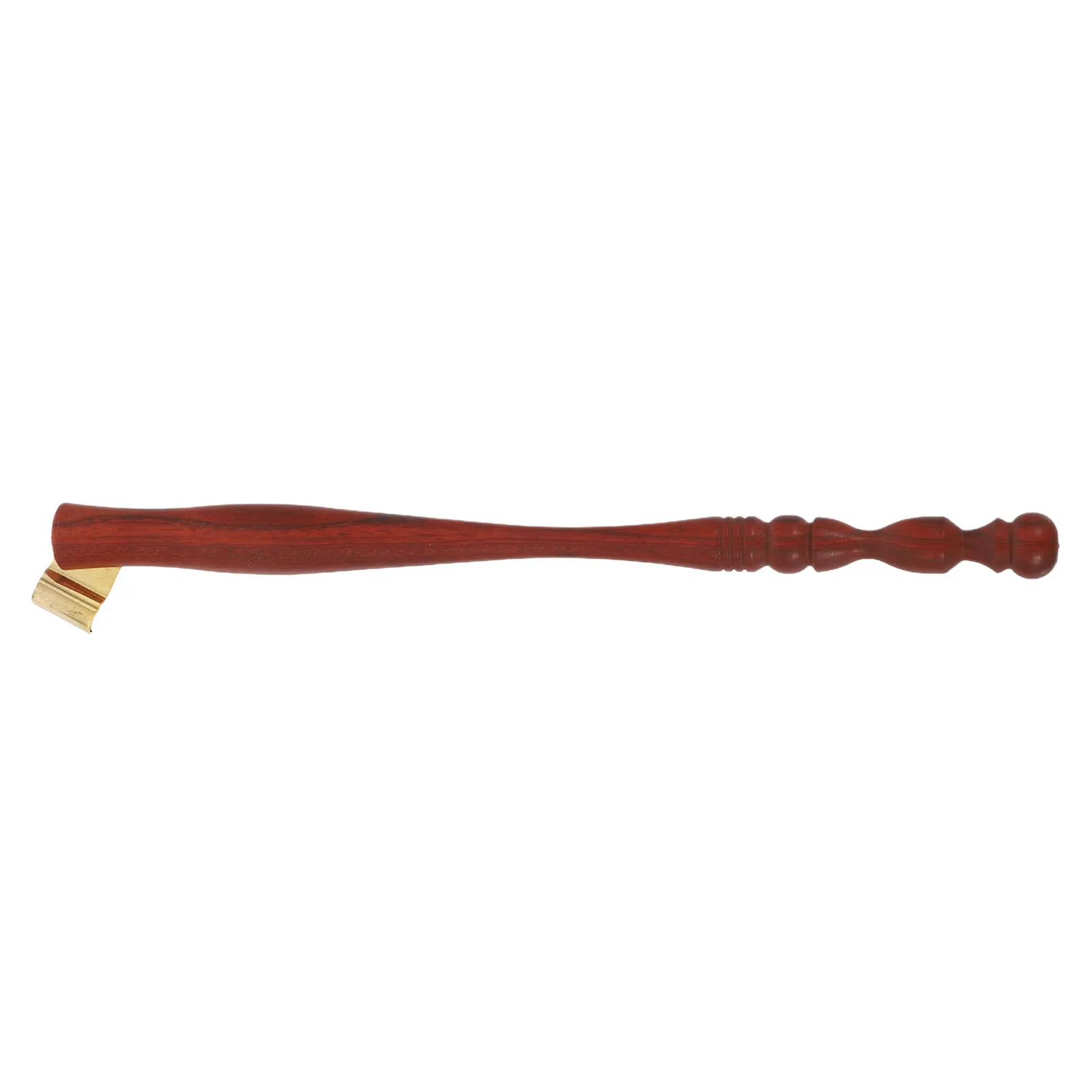 Rosewood Oblique Calligraphy Pen Holder with Ergonomic Design, Removable Metal Flange for Drawing & Writing