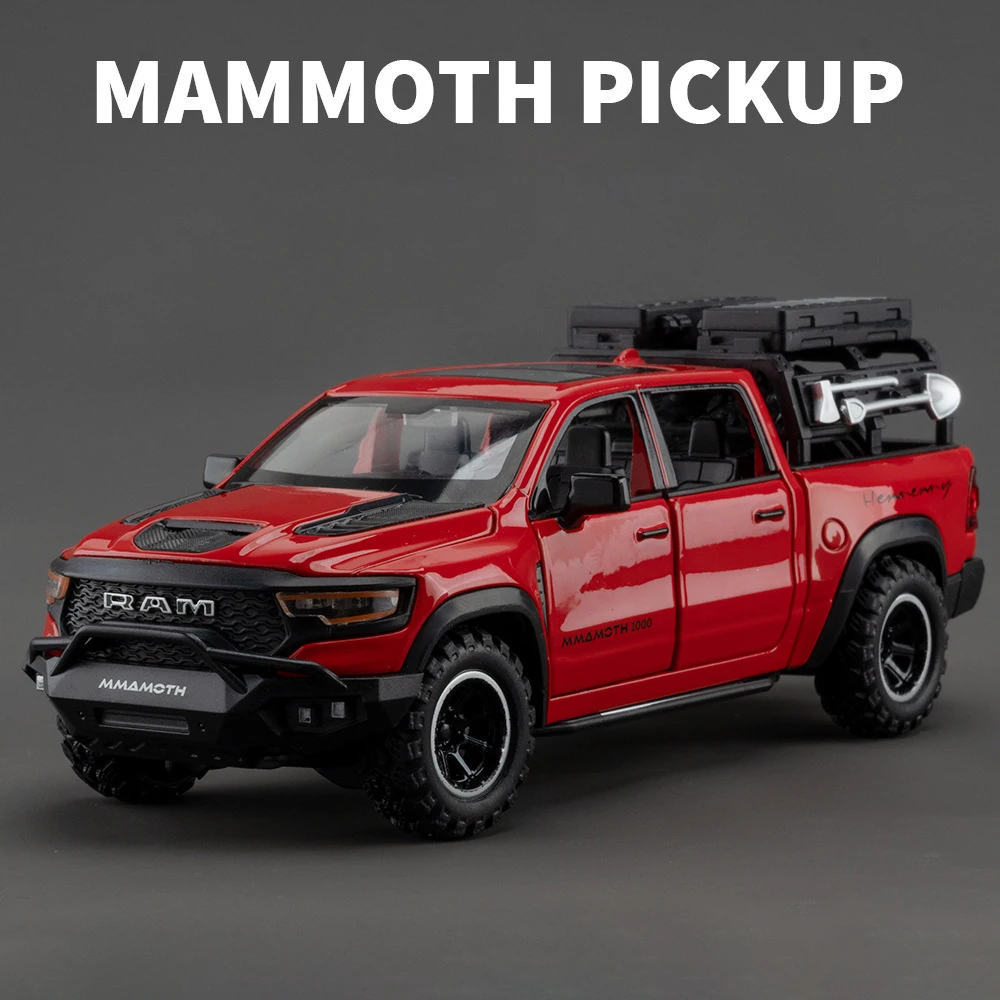 1:32 ダッジ RAM 1000 TRX マンモス Picku 合金車モデル音と光