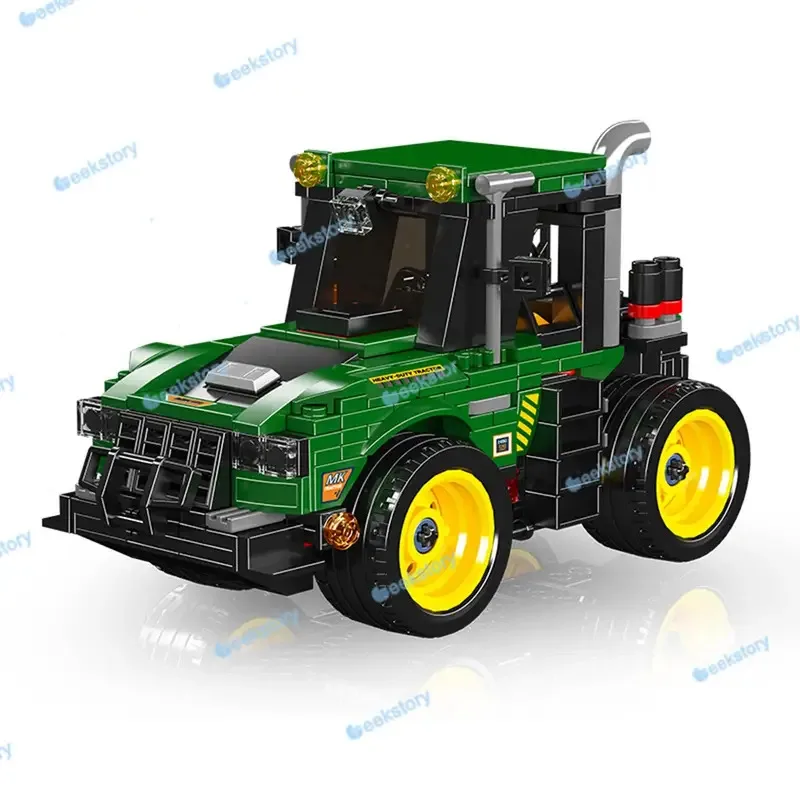 MOC 466 قطعة نموذج جرار زراعي اللبنات الإبداعية 24061 مركبة الأولاد تجميعها تحصيل حلية الطوب الصغيرة اللعب الهدايا #5