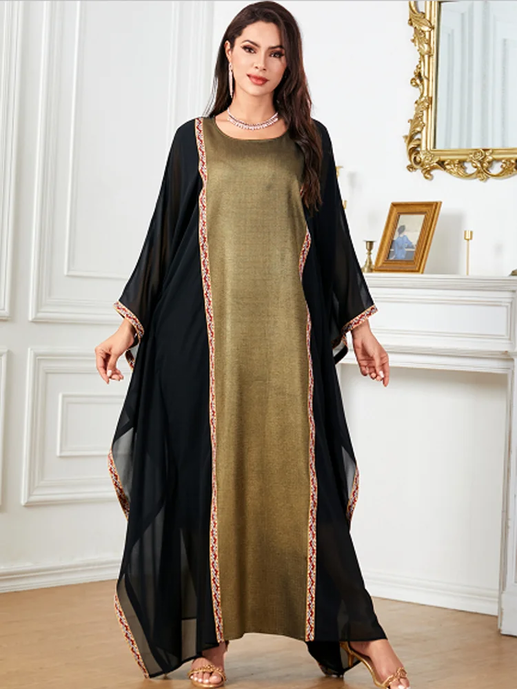 

African Dress For Women Evening Dashiki Africa Clothes Robe Marocaine Luxury Dubai Kaftan Abaya Muslim Maxi Dress Vetement