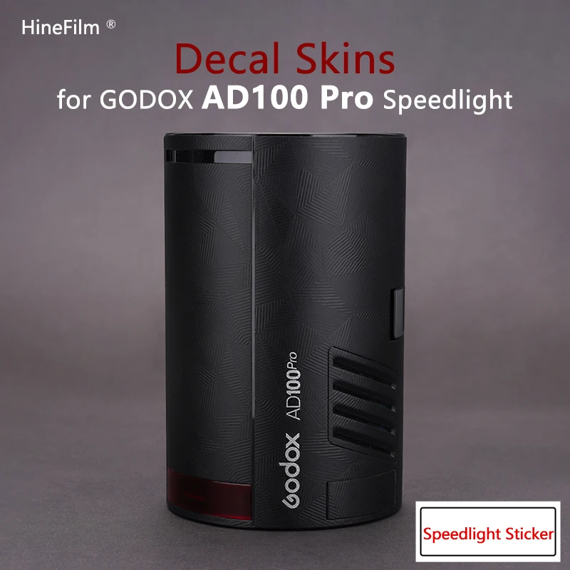 

AD100Pro Flash Anti-scratch Cover Film for Godox AD100Pro Pocket Flash Speedlight Premium Decal Skin Protector Sticker