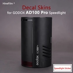 AD100Pro Flash Anti-scratch Cover Film for Godox AD100Pro Pocket Flash Speedlight  Premium Decal Skin Protector Sticker