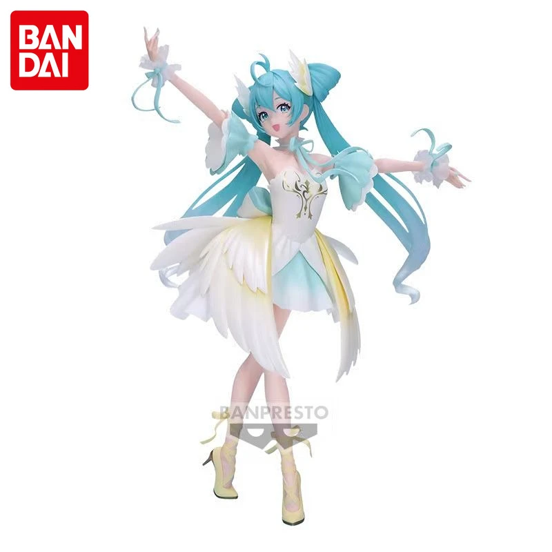 

Bandai Original Hatsune Miku Anime Figure Classical Tuning Action Figure Toys for Boys Girls Kids Collectible Model Ornaments