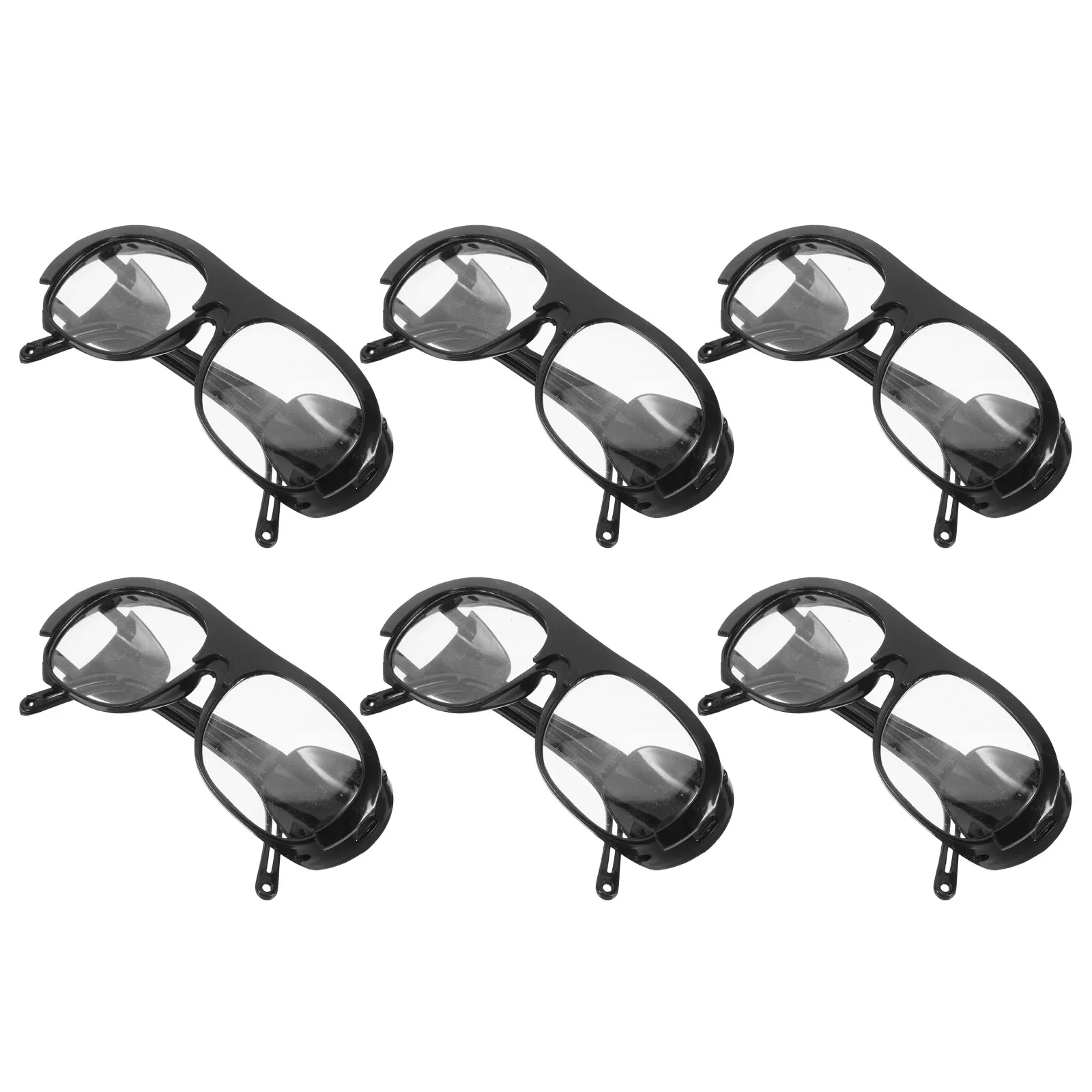 

6 шт. защитных очков для сварки, солнцезащитные очки с защитой от УФ и ИК-излучения, легкие, прочные, многофункциональные, для защиты глаз