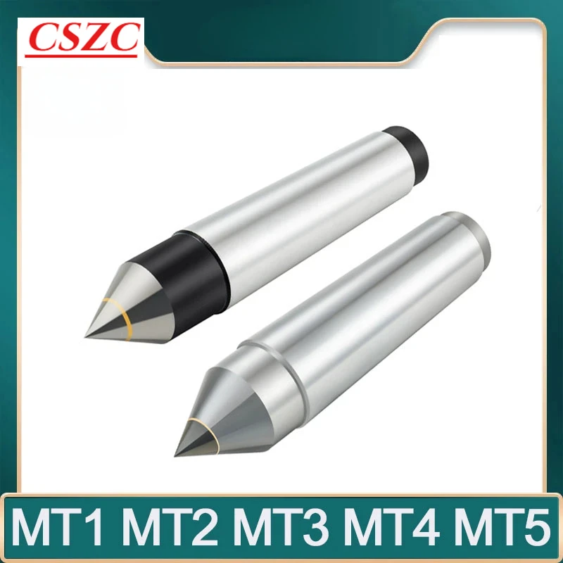 MT1 MT2 MT3 CNC lathe Cente Movable Thimble Alloy Morse Taper Alloy Solid Centre Grind Centre Alloy Half Center Fixed Tip