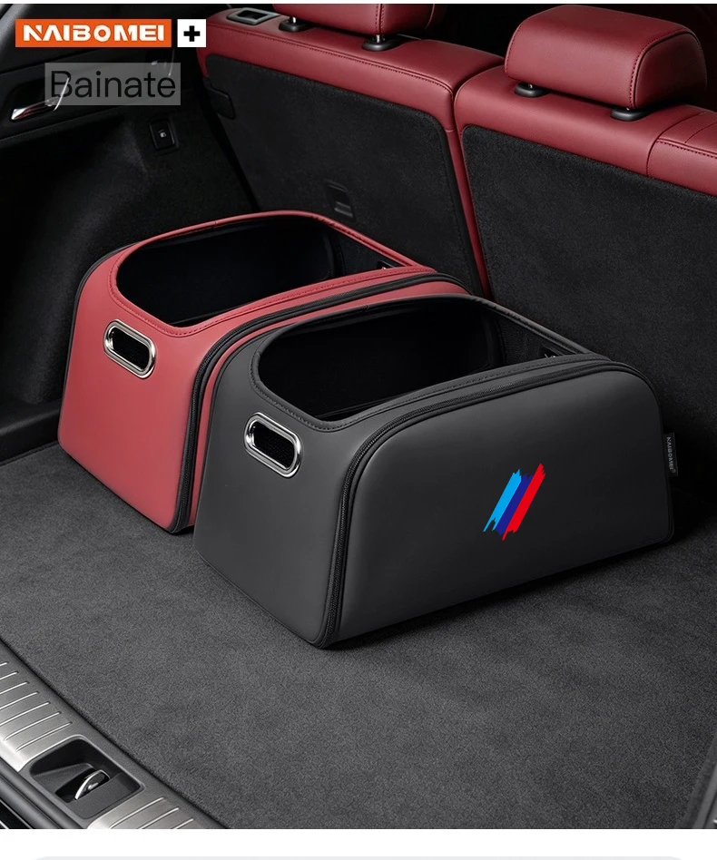 Auto-Kofferraum-Aufbewahrungsbox, Für BMW E90 G80 M3 G30 M5 F82 F83 F20 F21 G42 F95 F96 G06 Großvolumige Aufbewahrungstasche Zubehör – Detail 4