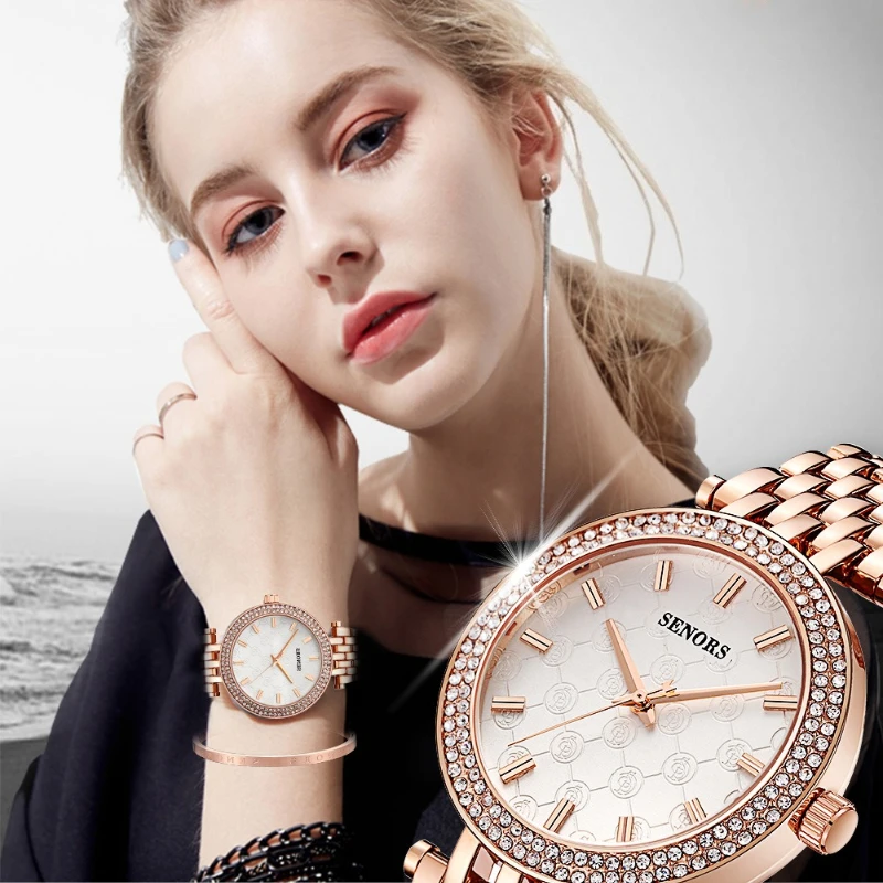 2025 New Elegant Ladies Watch Fashion Trend Simple Quartz Waterproof Watch Luxury Birthday Gift