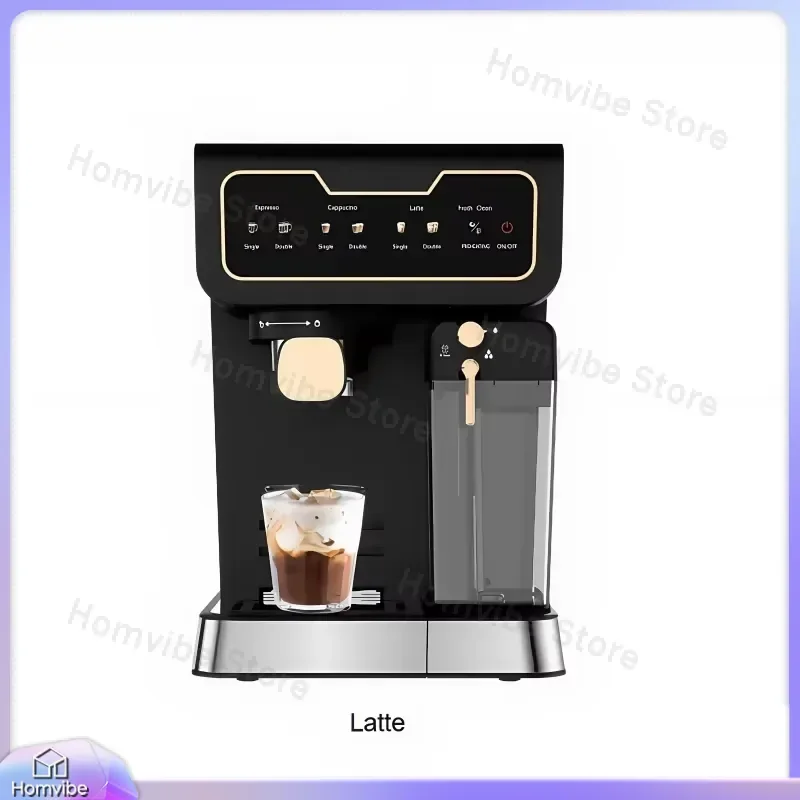 Italian Style Semi Automatic Espresso for Home Office with Steam Wand Milk Frother Compliant EU US Standards Coffee