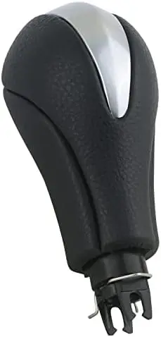 

APPERFiT Gear Shift Knob 34910-JK03A for Infiniti EX35 FX35 FX50 G25 G35 G37 Q60 QX50 QX56 QX70 - Black & Silver