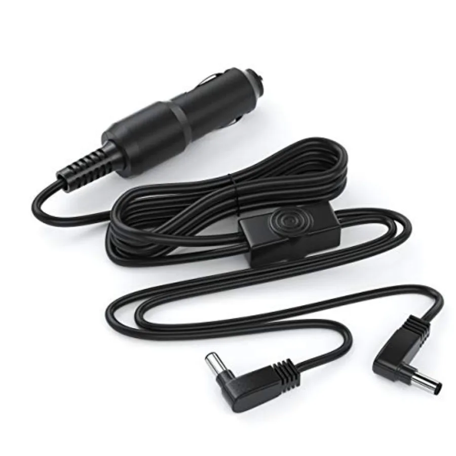 

Extra Long 11 Ft Car Charger for Sylvania FANGOR NaviSkauto WONNIE Headrest Dual Screen Portable DVD Player Dc Auto Adapter Pow